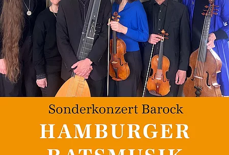 Plakat zum Konzert der Hamburger Ratsmusik