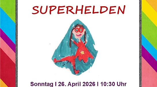 Plakat Kinderkirche am 26. April 2026
